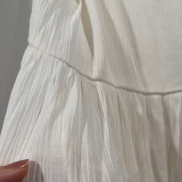 Lulu's Cream Lace Trim Dress - Picture 6 of 7